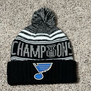 St. Louis blues Stanley cup champions hockey winter hat / beanie